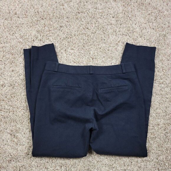 Banana Republic Pants Womens 2 Blue Ankle Crop Navy Cropped - Picture 8 of 8